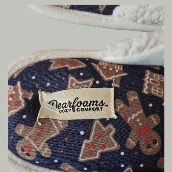 Dearfoams Cookie Slippers with Memory Foam Ex-Large/11-12 NEW - Picture 5 of 7